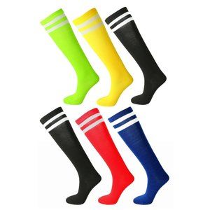 Ladies Cute Colorful Design Knee High Socks 6-Pack
